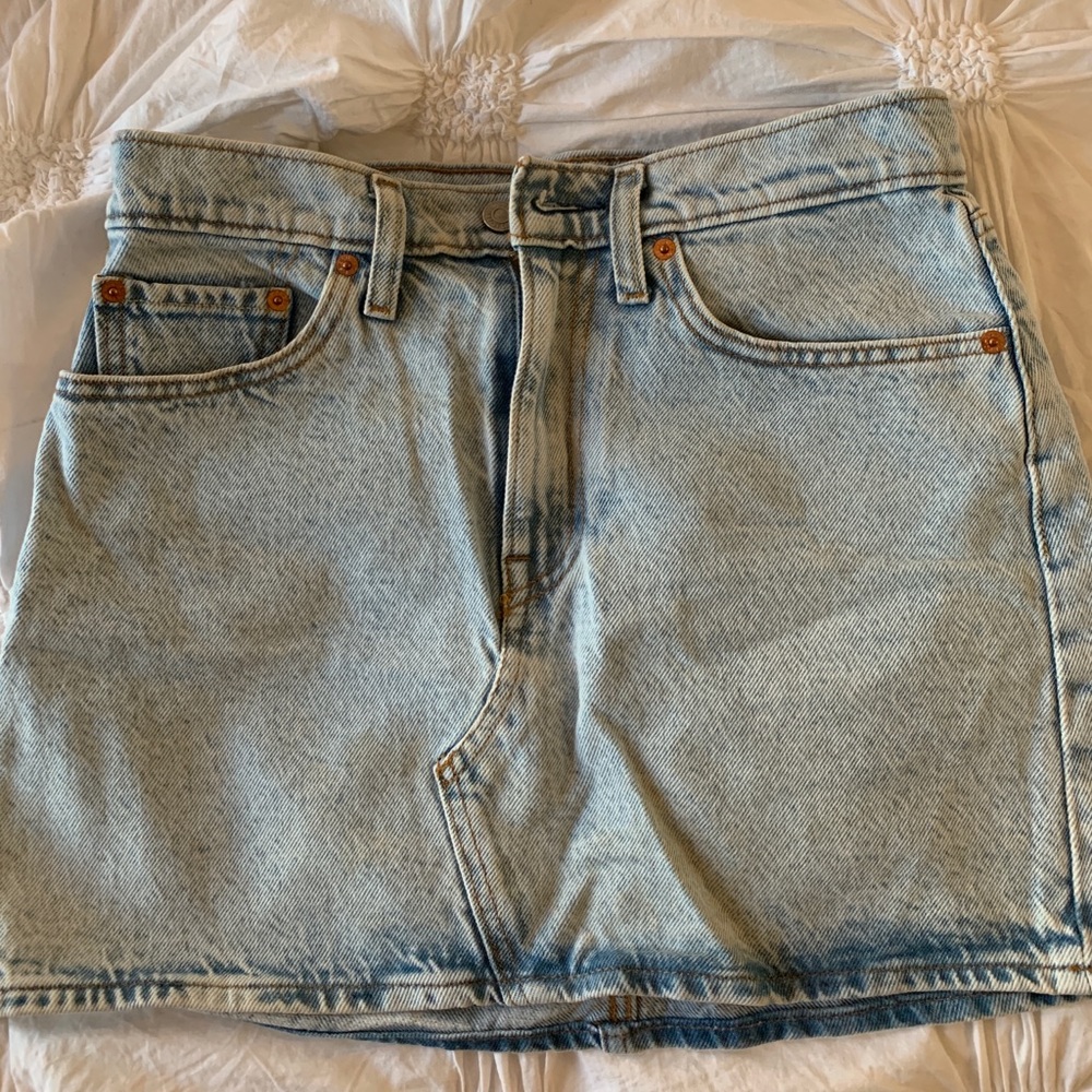 levi jean skirt